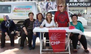 CHP’Lİ KADINLARDAN ÇOCUKLAR İÇİN İMZA  KAMPANYASI