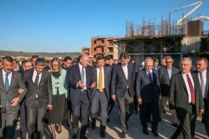 SOYLU VE KURUM, TOKİ KONUTLARINI İNCELEDİ