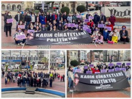 İSTANBUL SÖZLEŞMESİ İÇİN OTURMA EYLEMİ