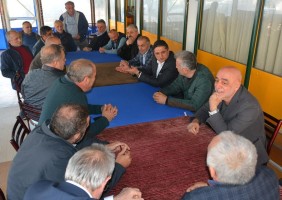 KARADENİZLİLERİ ZİYARET ETTİ