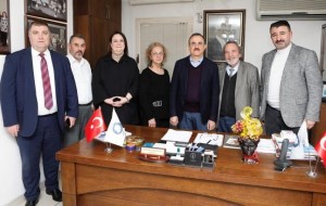 ESNAF ODALARINI ZİYARET ETTİ