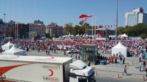 CHP MİTİNGİNE ALİAĞA DA DESTEK VERDİ