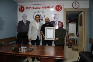 HELVACI TEŞKİLAT BİNASININ TAPUSU MHP’DE