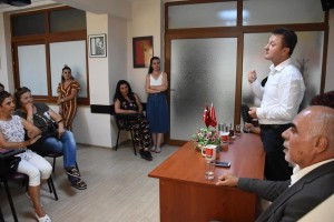 AKSOY CHP ALİAĞA’YI ZİYARET ETTİ