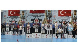 Karate il şampiyonasında kupa Aliağa’nın