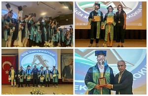 Aliağa MYO’da mezuniyet sevinci