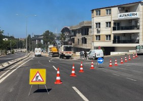 Altyapı sonrası yol mesaisi