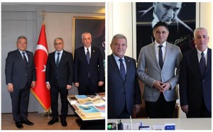 Yeni yönetimden kurum ziyaretleri