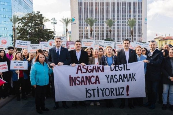 CHP asgari ücret için yürüdü