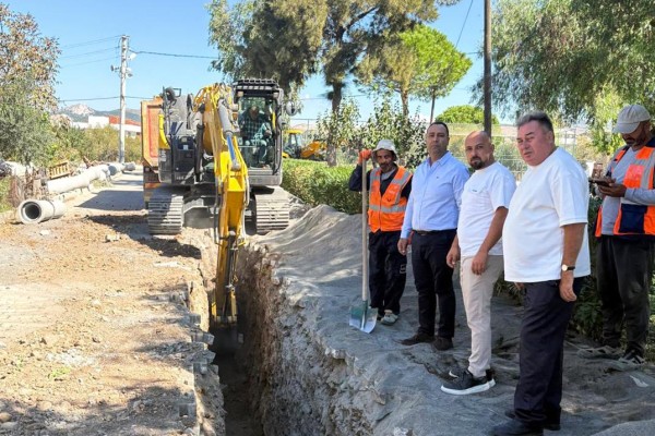 Şakran’da altyapı çalışmaları sürüyor