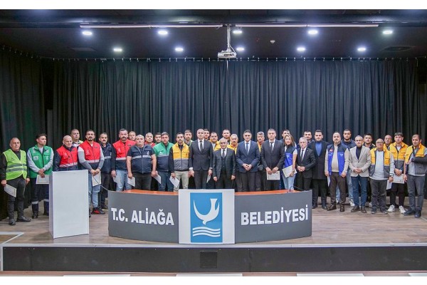 Yangınlarla mücadele eden personele teşekkür