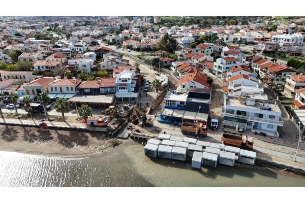 Kanal taşkını önledi