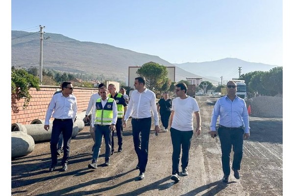 Çalışmaları yerinde inceledi