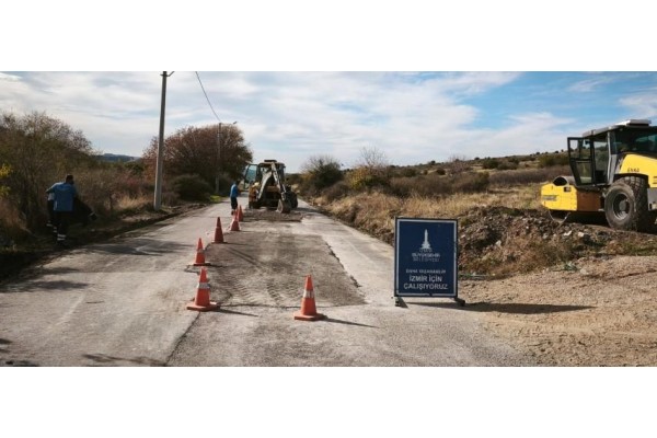 Bozuk yollar onarılıyor