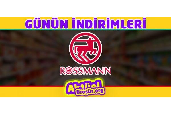 Rossmann Aktüel ürünlerinde indirimler bitmiyor