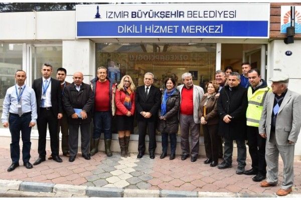 DİKİLİ’DE YARALAR SARILIYOR