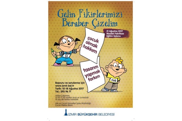 İZMİRLİ ÇOCUKLAR "TASARIM ATÖLYESİNDE" BULUŞACAK