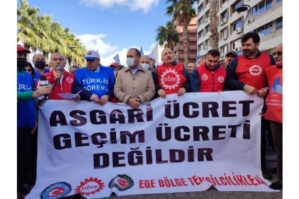 SENDİKALARDAN ORTAK ASGARİ ÜCRET AÇIKLAMASI