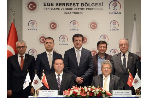 SERBEST BÖLGE PROTOKOLÜ İMZALANDI