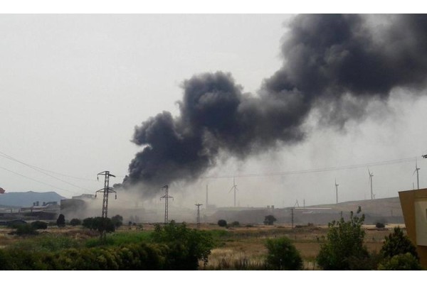 HABAŞ'TA YANGIN PANİĞİ