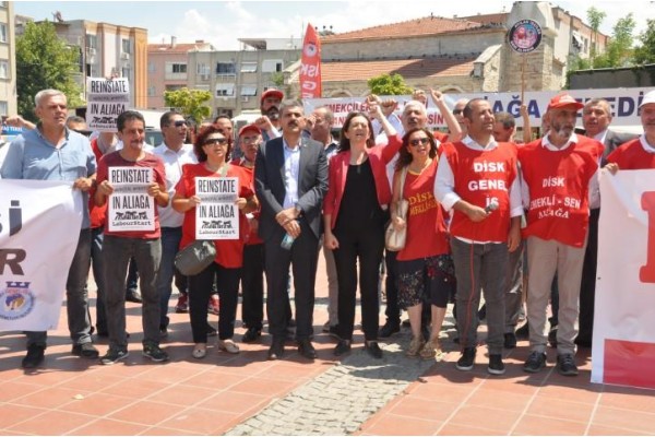 İŞÇİLERE ULUSLARARASI DESTEK