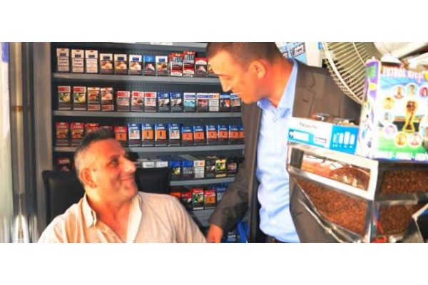 BARIŞ EROĞLU, ESNAF ZİYARETLERİNE DEVAM EDİYOR.