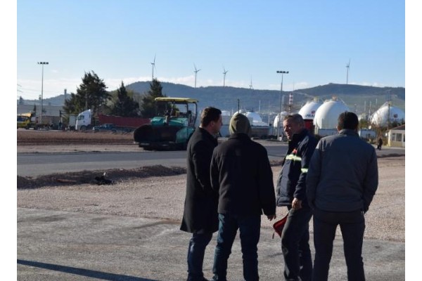 KAMYON GARAJI YENİLENİYOR