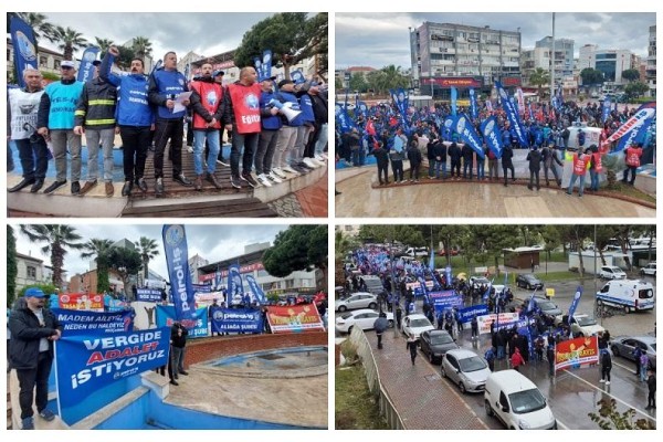 Emekçiler taleplerini haykırdı!