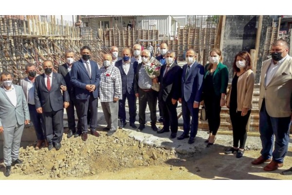 EK BİNANIN TEMELİ ATILDI