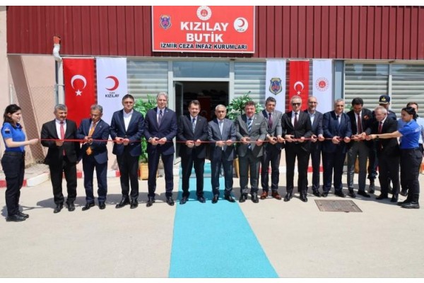 “Kızılay Butik” cezaevinde hizmete girdi