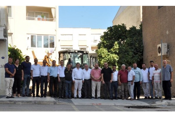 ESNAF SARAYININ TEMELİ KAZILDI