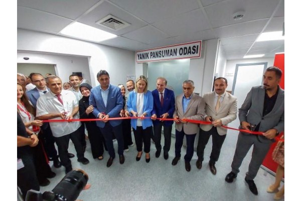 Yanık ünitesi hizmete açıldı