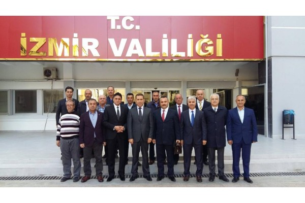 VALİLİKTE ALİAĞA’NIN SORUNLARI KONUŞULDU