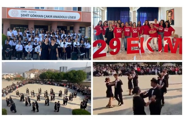 Cumhuriyet’in 100. yılı vals gösterisiyle kutlandı