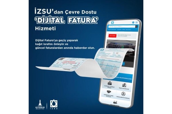 İZSU’dan Dijital Fatura hizmeti