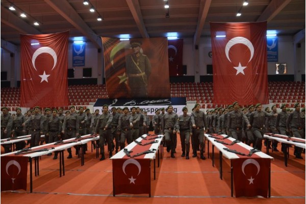 KISA DÖNEM ERLER YEMİN ETTİ