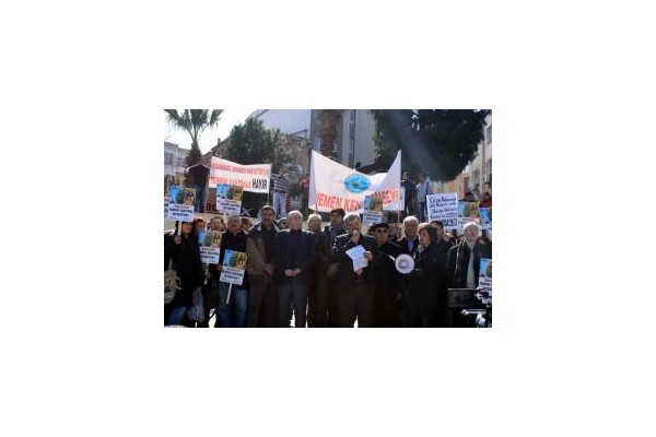 Aliağa’da termik protesto