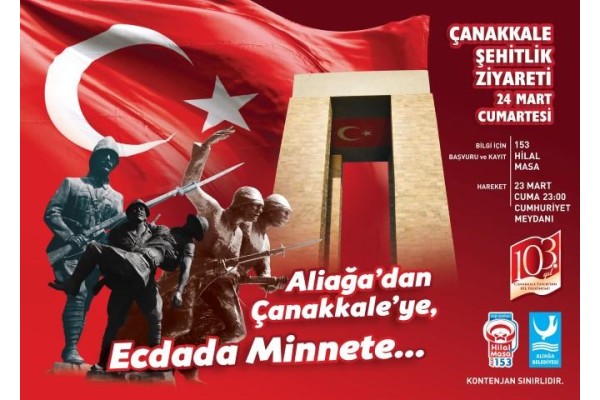 BELEDİYE, ÇANAKKALE ŞEHİTLİĞİ’NE ZİYARET DÜZENLİYOR