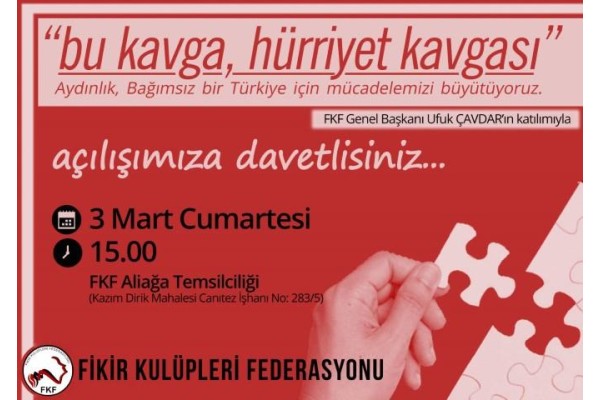 FKF ALİAĞA TEMSİLCİLİĞİ AÇILIYOR