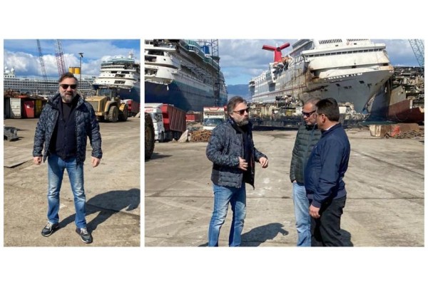 ÜNLÜ OYUNCUDAN GEMİ SÖKÜM ZİYARETİ