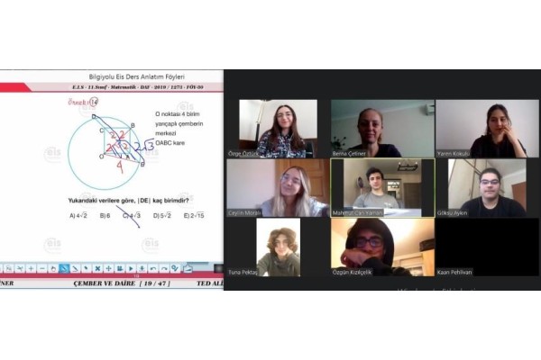 TED OKULLARI UZAKTAN EĞİTİME DEVAM EDİYOR