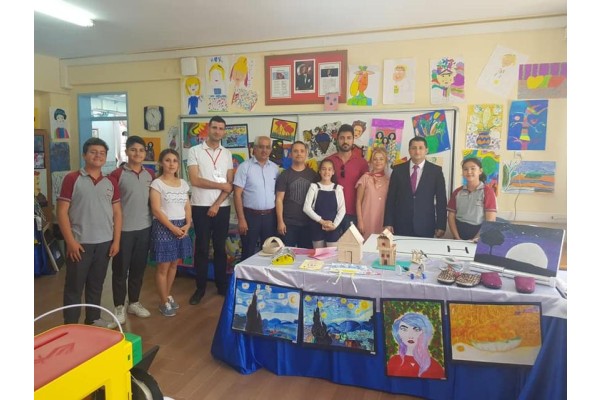 HELVACI ORTAOKULU’NDA YILSONU SERGİSİ