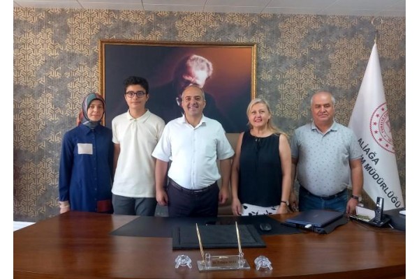 Türkiye birincisinden Akyüz’e ziyaret