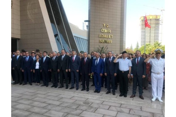 İZMİR ADLİYESİ'NDE ADLİ YIL AÇILIŞ TÖRENİ