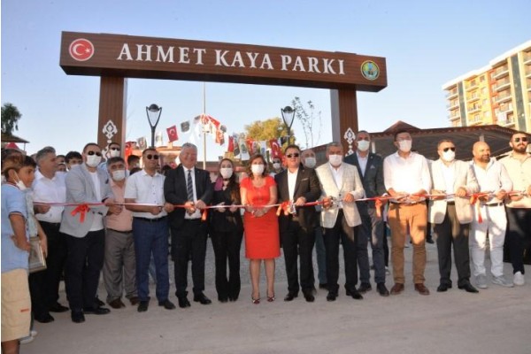 AHMET KAYA PARKI AÇILDI