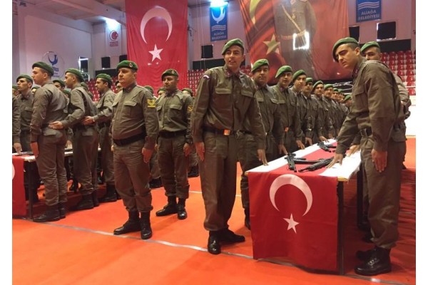 KISA DÖNEM ERLER YEMİN ETTİ