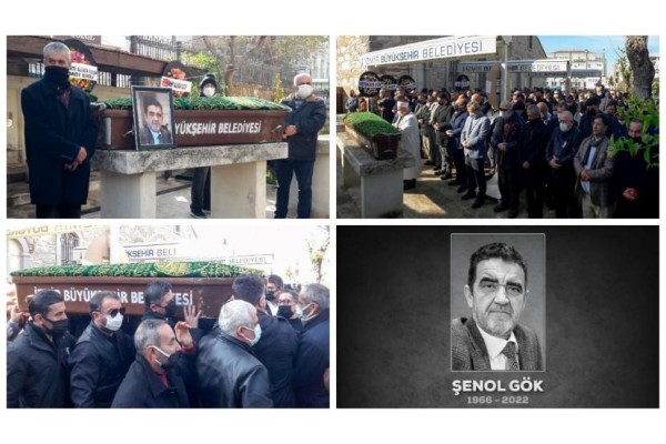 ŞENOL GÖK SON YOLCULUĞUNA UĞURLANDI