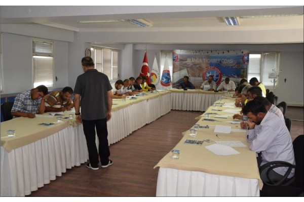 İNŞAAT KALIPÇILARI SINAVDA