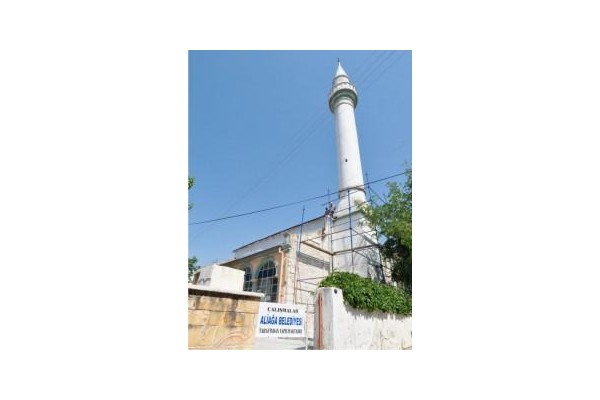 Merkez cami restorasyonu başladı