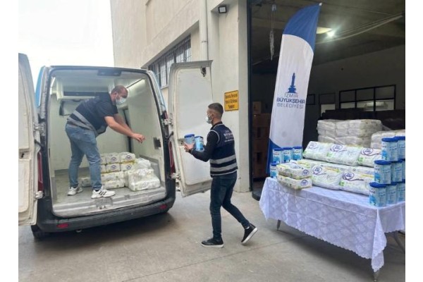 Bez ve mama desteği 100 bini aştı